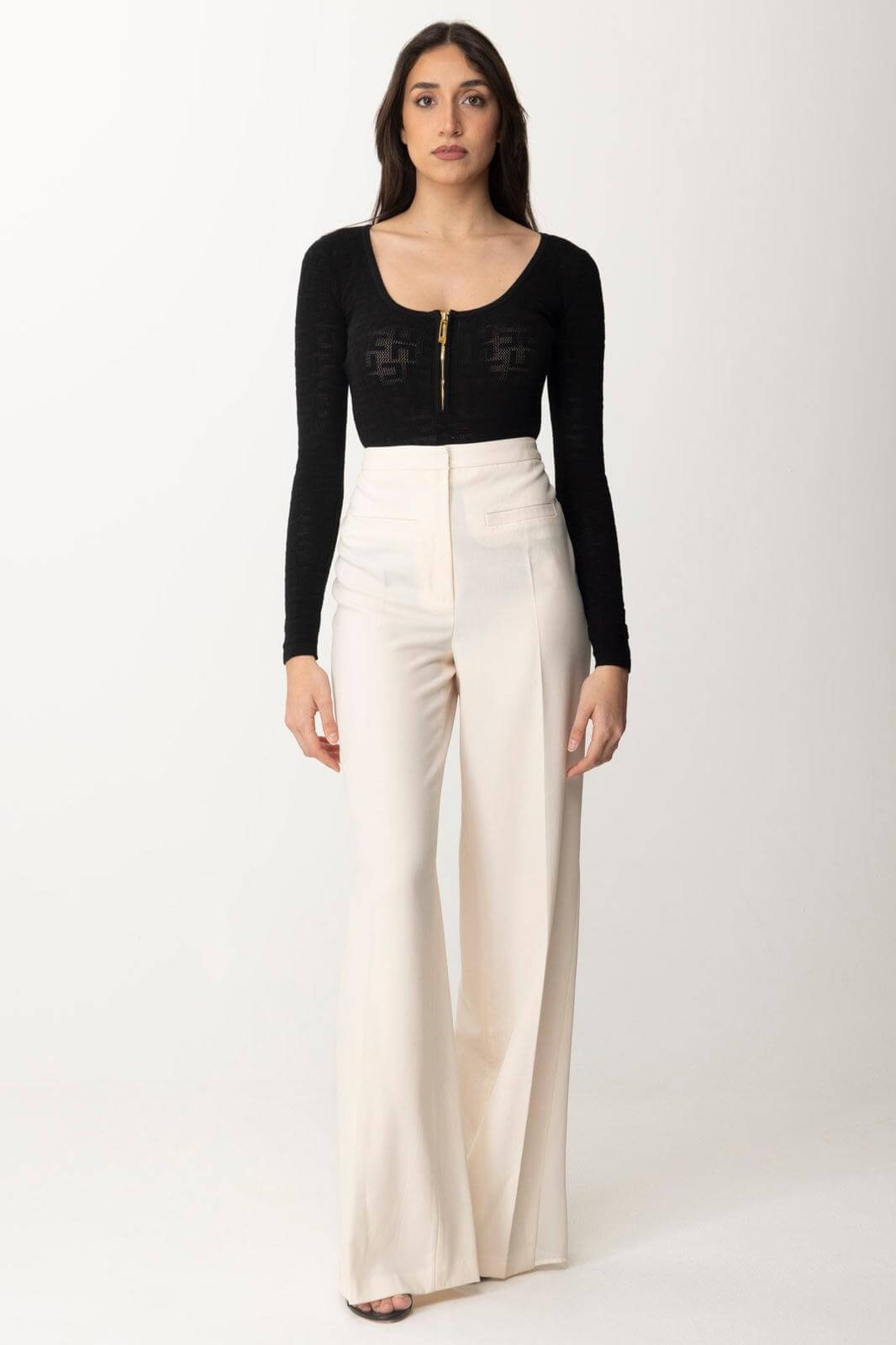 Straight Trousers In Cool Wool‏