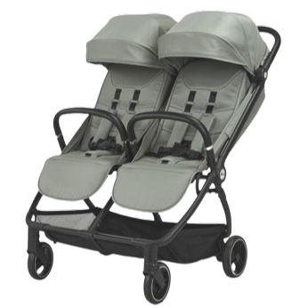 עגלת תאומים  צרה FLICK FOLD צבע ירוק – icon