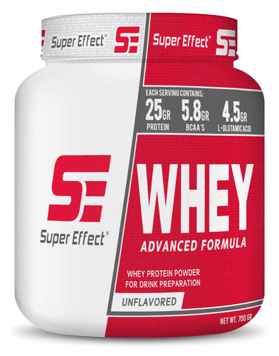 אבקת חלבון WHEY ללא טעם 700 גרם סופר אפקט