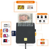 קורא כרטיסים חכם - מולטי USB 2.0