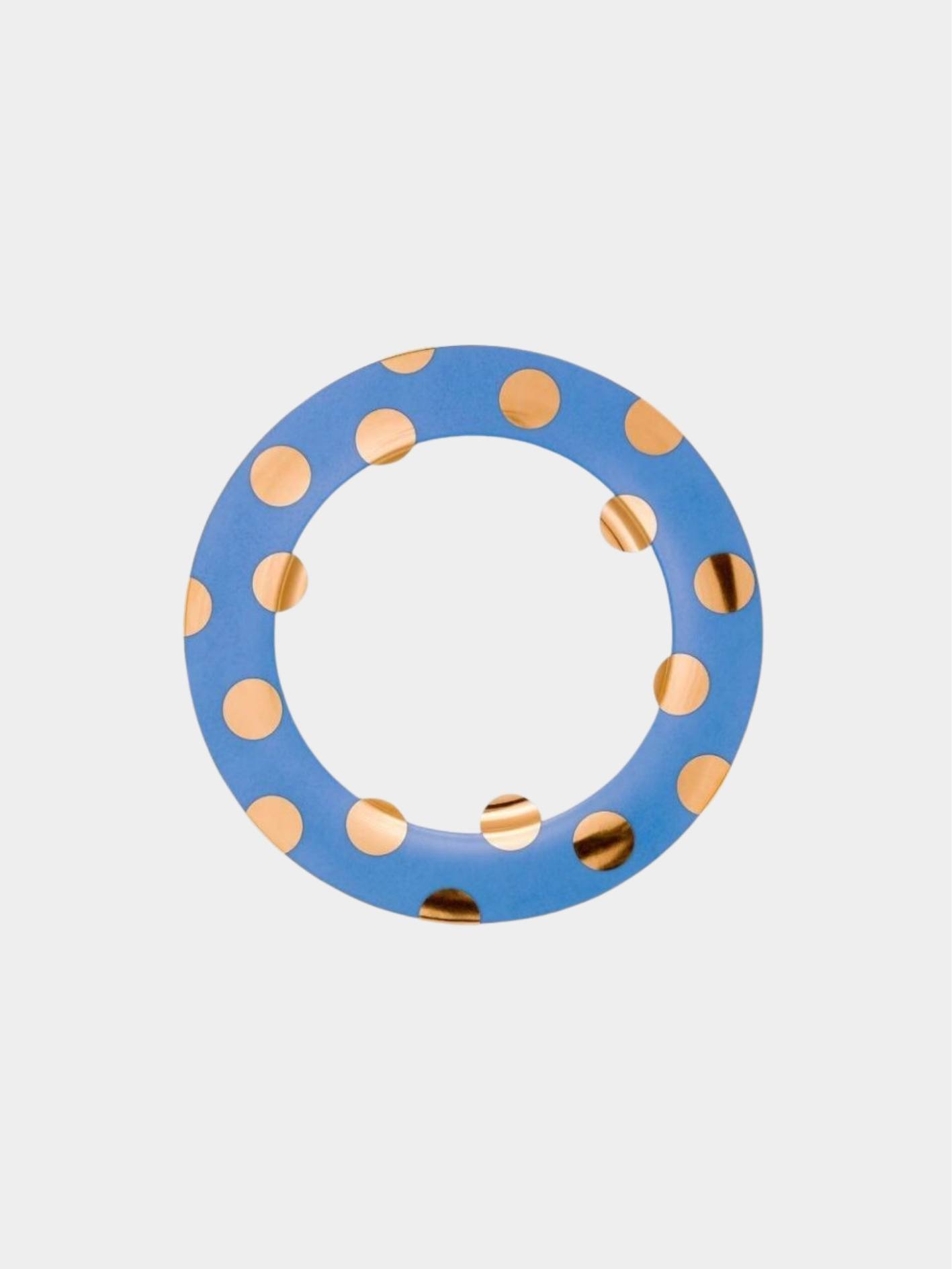 Dot Delight זוג צלחות תכלת זהב 26 ס”מ PIP STUDIO