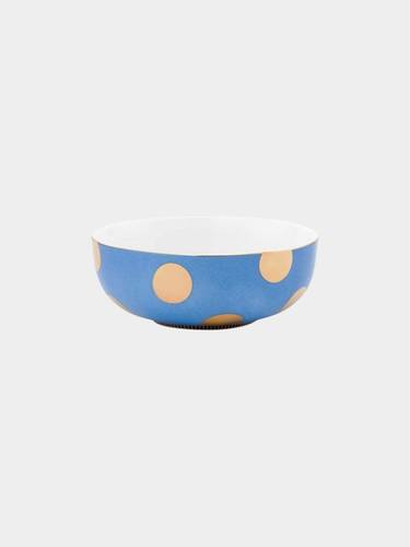 Dot Delight זוג קעריות תכלת זהב 15 ס”מ PIP STUDIO