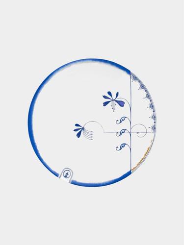 The Blue Bird סט 6 צלחות כחול לבן קוטר 20 ס”מ PIP STUDIO