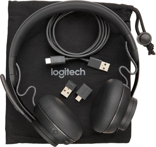 אוזניות אלחוטיות לשימוש משרדי עם מיקרופון בלוטוס Logitech Zone Wireless Teams Bluetooth 981-000854