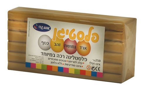 פלסטלינה בצבע ארד מתכתי/ פלסטיגן/ אומגה