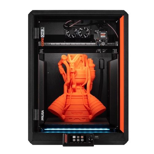 מדפסת Prusa CORE One L סגורה להדפסת מודלים גדולים בתלת־ממד