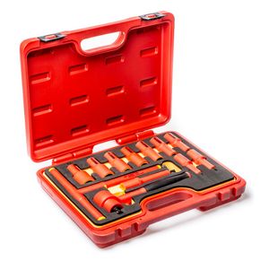 סט בוקסות מבודדות VDE דרייב "3/8, 12 חלקים 7-22 מ"מ