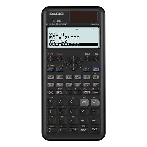מחשבון פיננסי FC-200V CASIO
