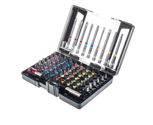 סט ביטים מקצועי 71 חלקים S2 לאימפקט במזוודת פלסטיק
