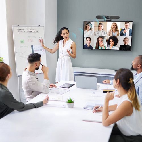 וידאו בר ROCWARE RB10 Lite 4K USB Video Bar