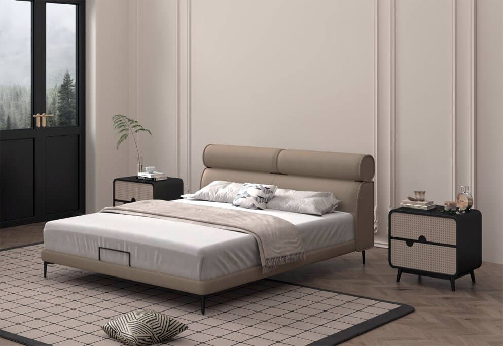 מיטה זוגית מרופדת דגם DL-827