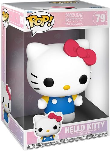 בובת פופ גדולה – הלו קיטי מהדורת 50 שנים – Funko POP! JUMBO Sanrio: Hello Kitty 50th Anniversary - Hello Kitty #79