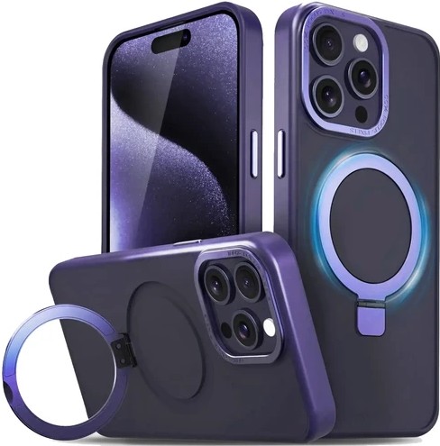 כיסוי Nanox Matte Magsafe Ring ל- iPhone 17 Pro - סגול