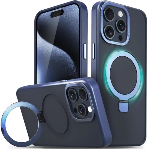 כיסוי Nanox Matte Magsafe Ring ל- iPhone 17 Air - כחול