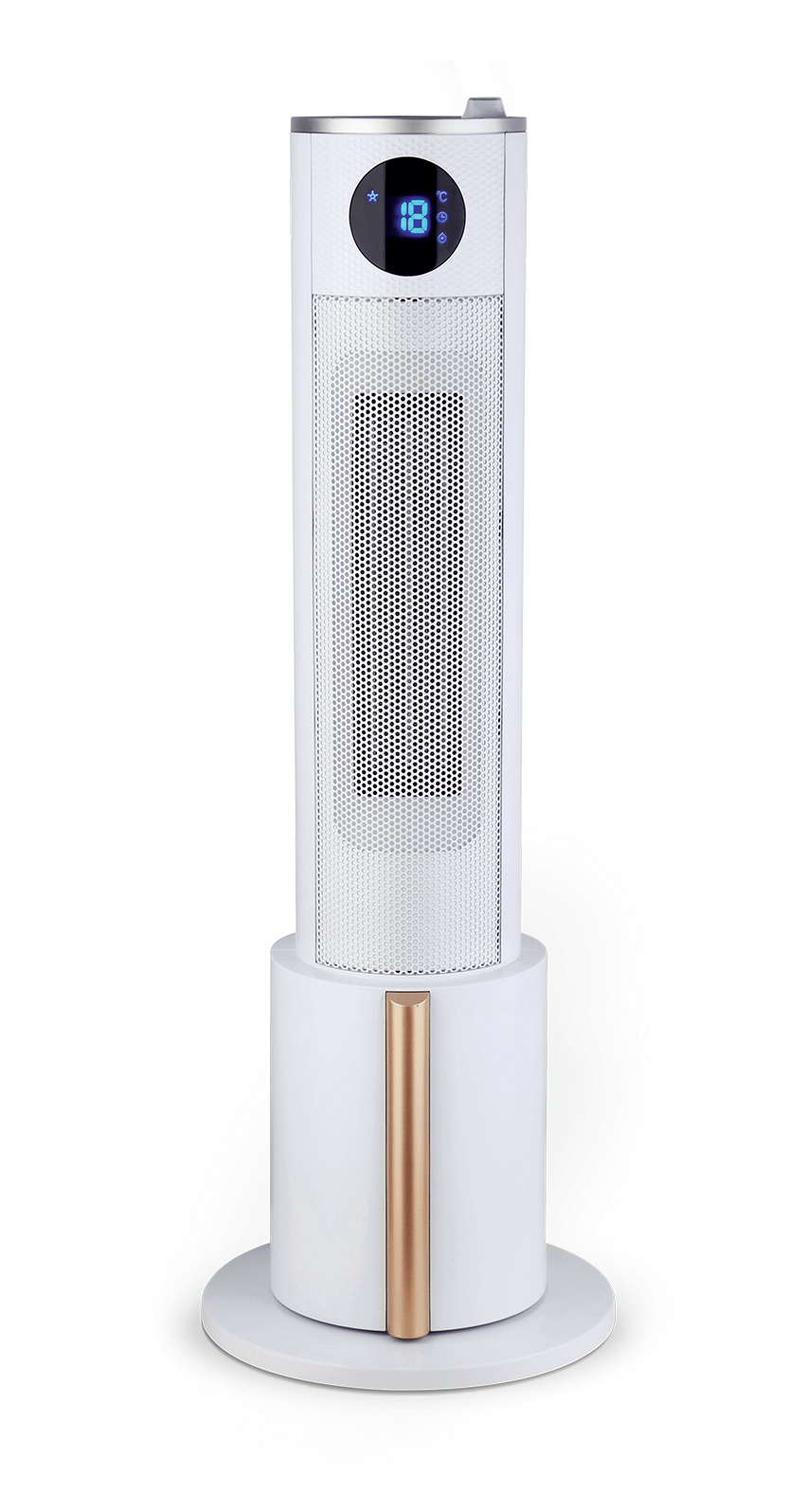 מפזר חום מגדל קרמי עם אדים 2200W לבן EL-2122