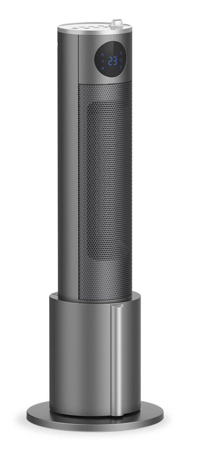 מפזר חום מגדל קרמי עם אדים 2200W אפור EL-2122