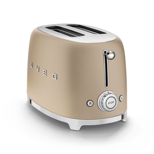 מצנם לשתי פרוסות, צבע שמפניה מט ,מסדרת 50’s Retro Styleמבית SMEG דגם TSF01CHMEU במלאי!!!