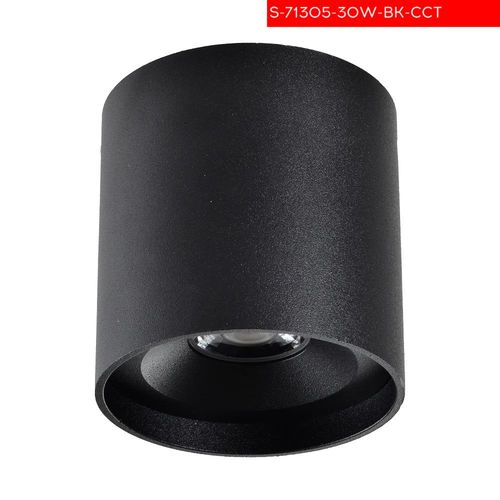 צלינדר תקרה מאיקו 30W| שחור | CCT