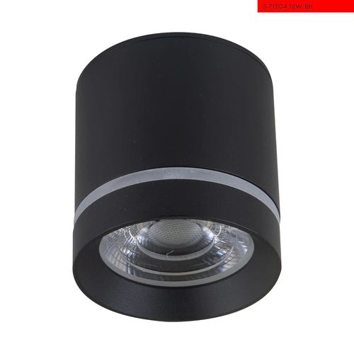 IP44 12W צילנדר חיצוני חנאן שחור