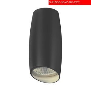 צלינדר תקרה מיאנמר 10W | שחור| CCT