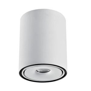 120MM 15W צלינדר מאיה עגול לבן קוטר