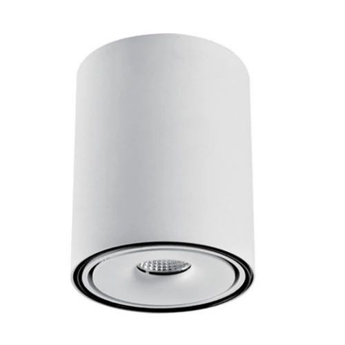 120MM 15W צלינדר מאיה עגול לבן קוטר