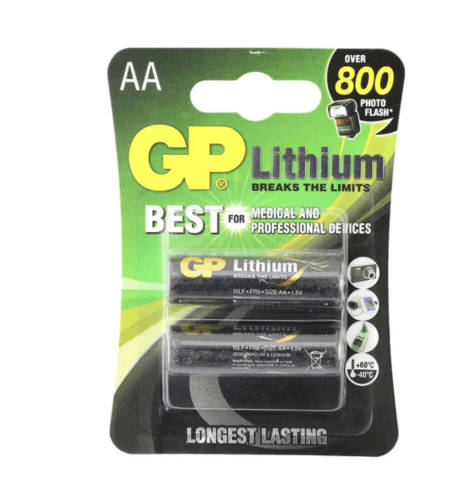 זוג סוללות ליתיום GP GPPCL15LF000 AA