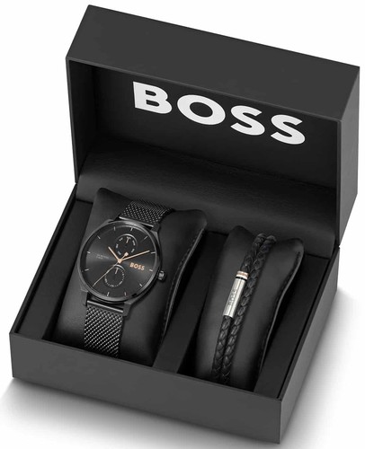HUGO BOSS 1570194 גברים סט צמיד של הוגו בוס מתנה לגברים יבואן רשמי