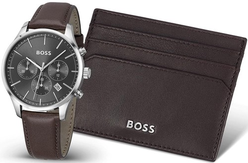 HUGO BOSS 1570194 גברים סט ארנק של הוגו בוס מתנה לגברים יבואן רשמי