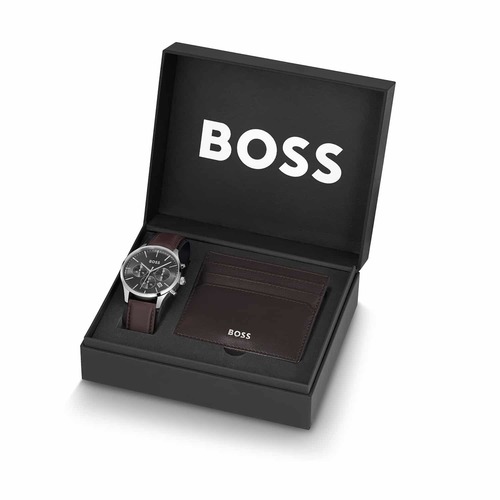 HUGO BOSS 1570194 גברים סט ארנק של הוגו בוס מתנה לגברים יבואן רשמי