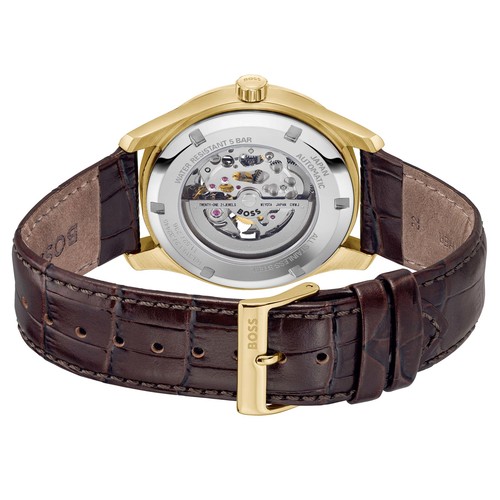 HUGO BOSS 1514235 גברים מנגנון אוטומטי יבואן רשמי אחריות ושירות בכל הארץ