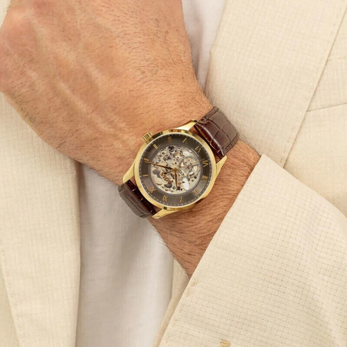 HUGO BOSS 1514235 גברים מנגנון אוטומטי יבואן רשמי אחריות ושירות בכל הארץ