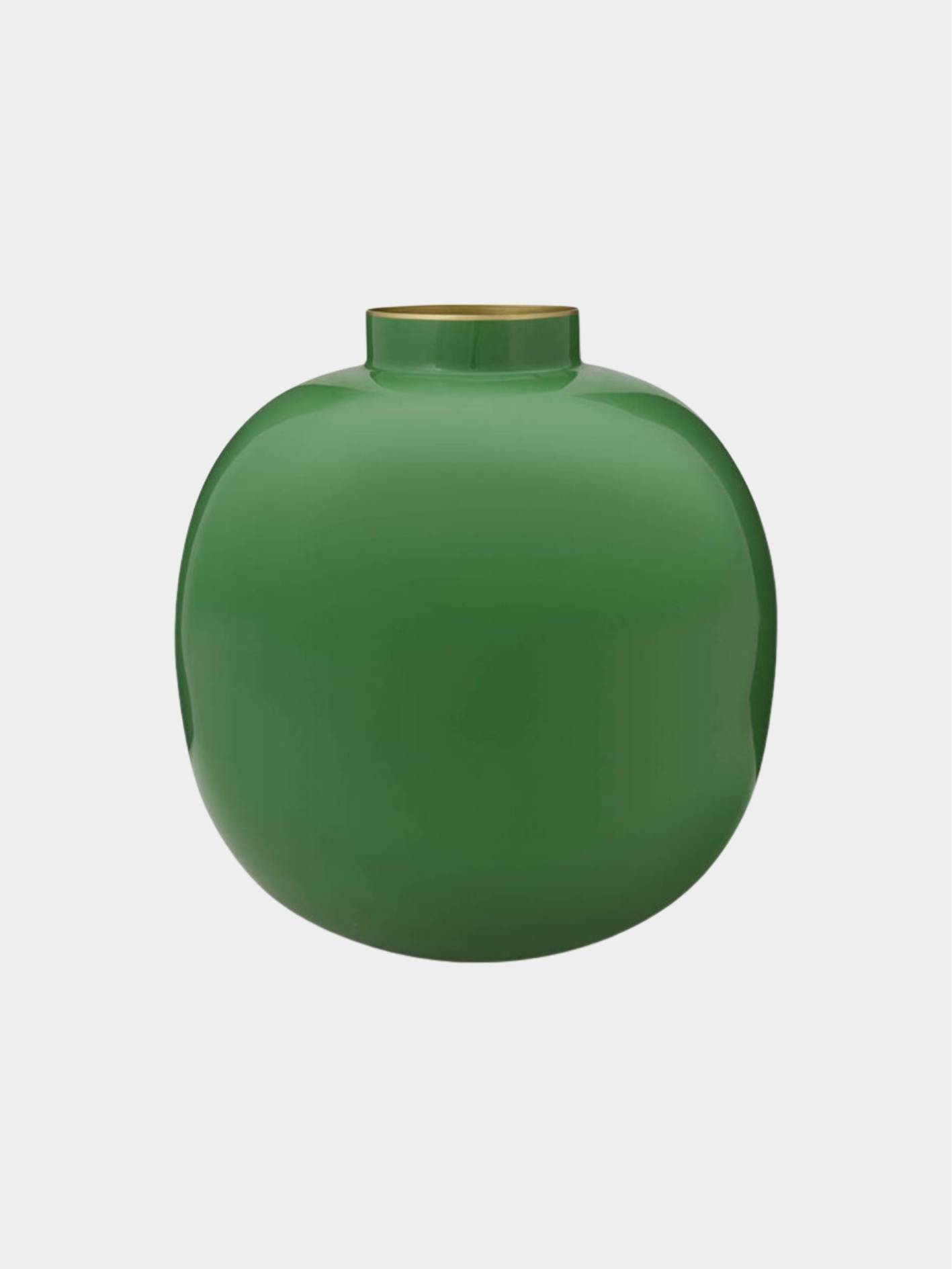 Home Decor אגרטל מתכת עגול גובה 23 ס”מ ירוק