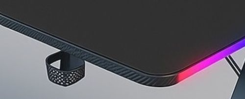 שולחן גיימינג מתכוונן Nordic Apex Frame RGB עם משטח לעכבר