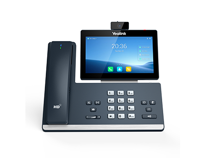 טלפון כולל מצלמה Yealink T58W w/PS + CAM 50