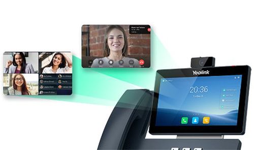 טלפון כולל מצלמה Yealink T58W w/PS + CAM 50