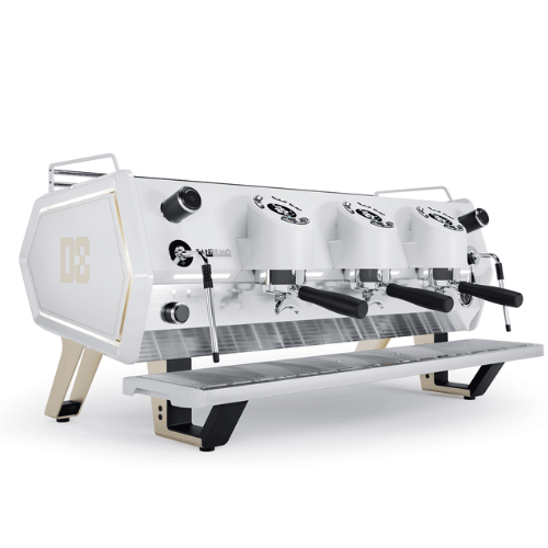 מכונת קפה מקצועית 3 ראשים Sanremo D8 לבן