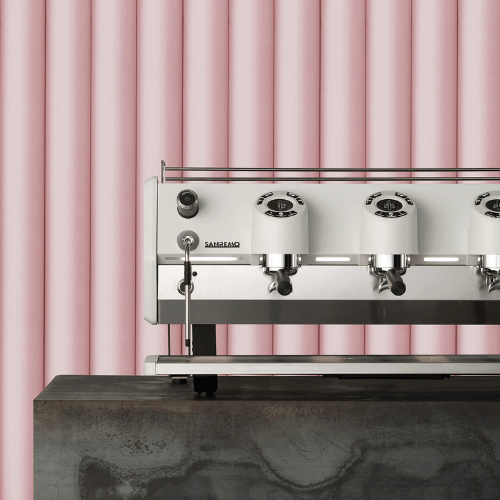 מכונת קפה מקצועית 3 ראשים Sanremo D8 לבן