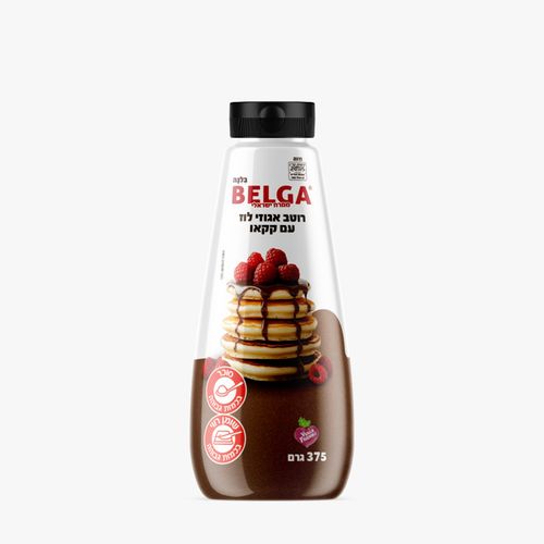 רוטב בלגה אגוזי לוז קקאו 375 גרם  - BELGA