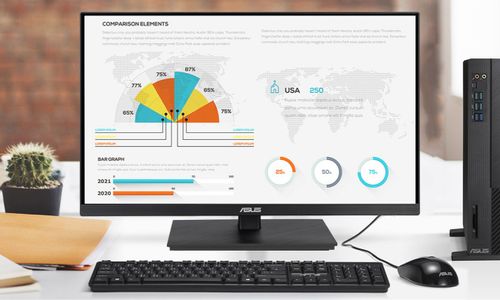 מסך מחשב Asus VA27EQSB 27 Full hd