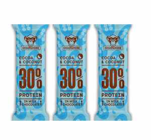 חטיפי חלבון קקאו וקוקוס CHIMPANZEE 30% | שימפנזי