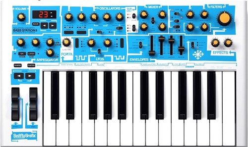 novation bass station ii synthesizer swifty edition