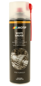 ספריי גריז לבן 500 מ"ל עם PTFE למניעת בלאי והדבקות - MOTIP MO90204 White Grease