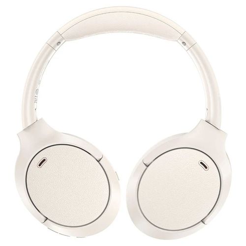 אוזניות אלחוטיות Bluetooth עם סינון רעשים אקטיבי, רמת אטימות IPX4, מתקפלות, לבן