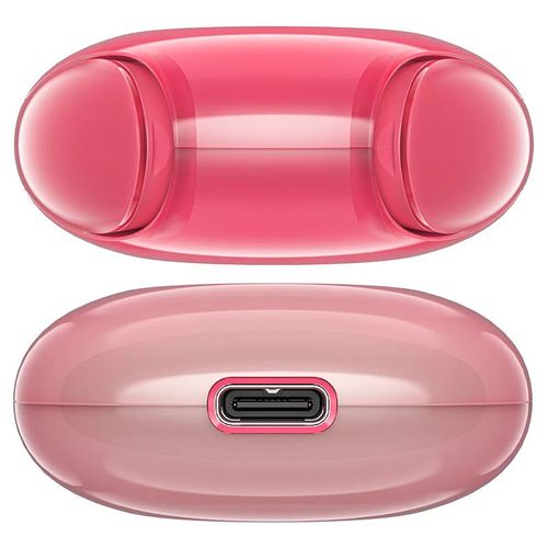 אוזניות אלחוטיות Bluetooth עם סינון רעשים, תצוגת LED חדשנית, עמידות למים, אדום