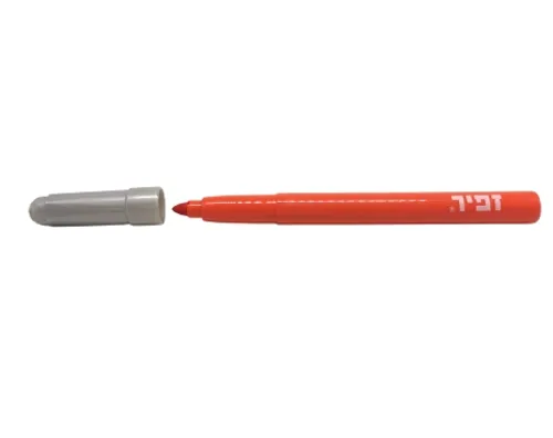 טושים צבעוניים עבים עם פקק אפור בכוס - 48 יח'