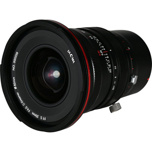עדשה Venus Optics Laowa 20mm f/4 Zero-D Shift for Canon RF