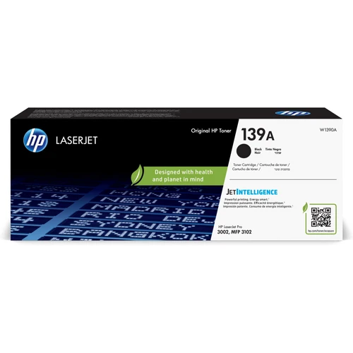 טונר שחור מקורי HP 139A W1390A (הספק 1,500 דף)