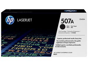 טונר שחור מקורי HP 507A CE400A (הספק 5,500 דף)