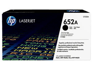 טונר שחור מקורי HP 652A CF320A (הספק 11,500 דף)
